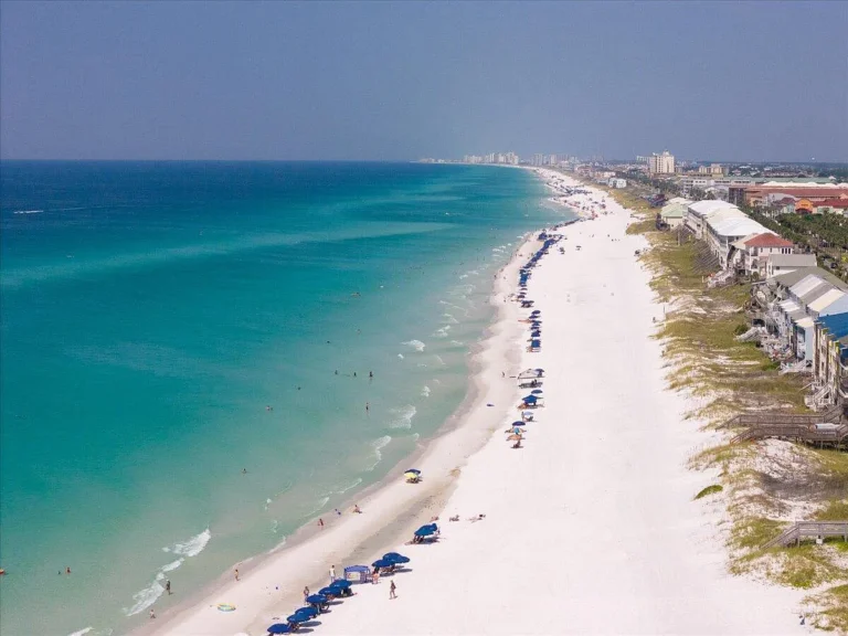 Water in Miramar Beach is stunning